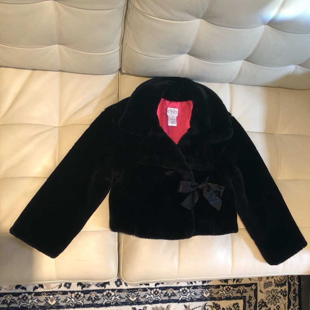 ✨Talbots Fur Jacket ✨ Size 10 girl or Size 0 woman